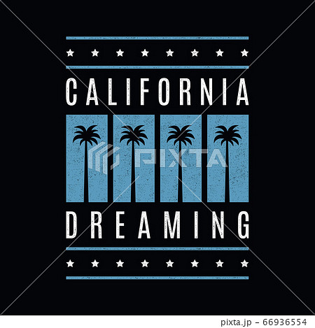 Retro California print. 66936554