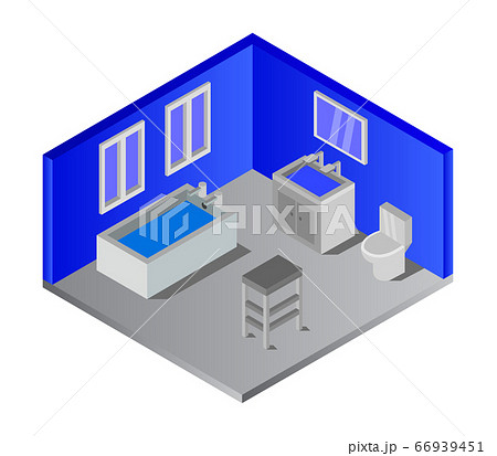 isometric bathroom 66939451