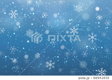 クリスマス　雪　風景　背景 66941650