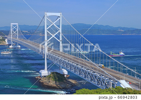 【兵庫、徳島県】 大鳴門橋と鳴門海峡 66942803