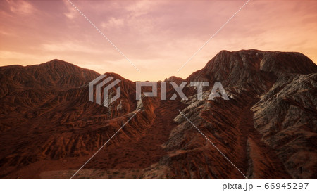 Amazing Sandstone Formations in Famous Sunset at 66945297