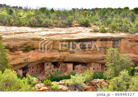 断崖絶壁に栄えて消えた岩窟住宅群メサ・ヴェルデ国立公園 66946327