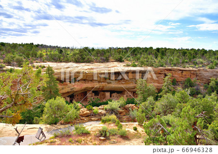 断崖絶壁に栄えて消えた岩窟住宅群メサ・ヴェルデ国立公園 66946328