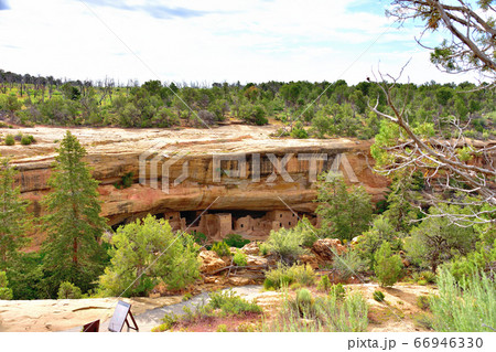 断崖絶壁に栄えて消えた岩窟住宅群メサ・ヴェルデ国立公園 66946330