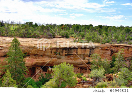 断崖絶壁に栄えて消えた岩窟住宅群メサ・ヴェルデ国立公園 66946331