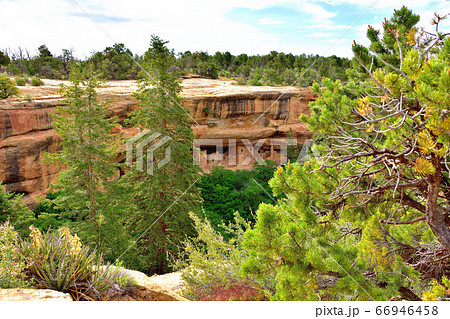 断崖絶壁に栄えて消えた岩窟住宅群メサ・ヴェルデ国立公園 断崖絶壁に栄えて消えた岩窟住宅群メサ・ヴェルデ国立公園 66946458