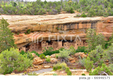 断崖絶壁に栄えて消えた岩窟住宅群メサ・ヴェルデ国立公園 66946575