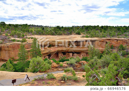 断崖絶壁に栄えて消えた岩窟住宅群メサ・ヴェルデ国立公園 66946576