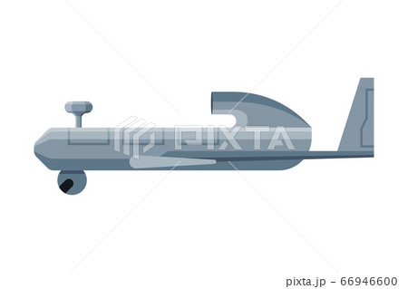 Military Fighter Aircraft, Special Aviation Transport Flat Vector Illustration 66946600