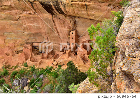 断崖絶壁に栄えて消えた岩窟住宅群メサ・ヴェルデ国立公園 断崖絶壁に栄えて消えた岩窟住宅群メサ・ヴェルデ国立公園 66946764