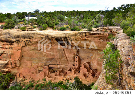 断崖絶壁に栄えて消えた岩窟住宅群メサ・ヴェルデ国立公園 断崖絶壁に栄えて消えた岩窟住宅群メサ・ヴェルデ国立公園 66946863