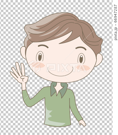 國際手勢語，手勢，第4位（男性） 66947287