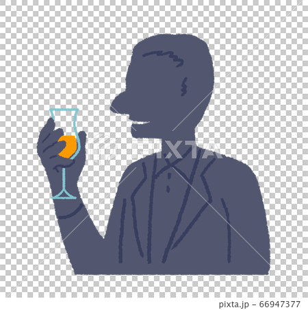 Person silhouette C2, a man who enjoys drinking Person silhouette C2, a man who enjoys drinking 66947377