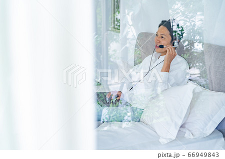 ビデオ通話　オンラインサービス 66949843