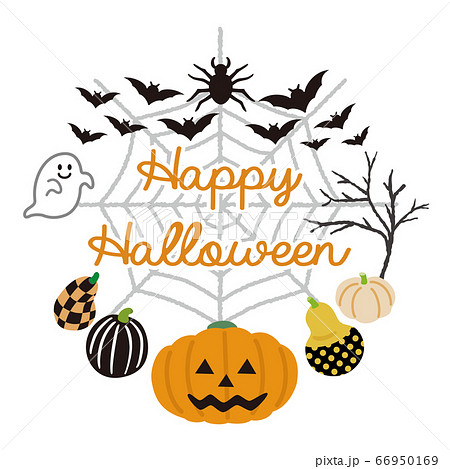 ハロウィンのタイトルイラスト 66950169