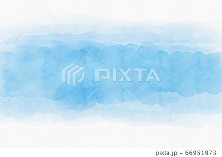 Abstract blue watercolor background texture on white paper background. 66951973
