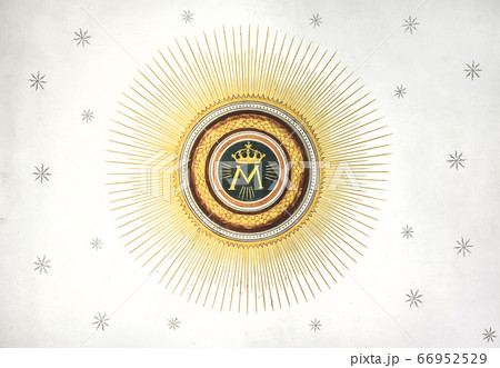 Monogram of Virgin Mary 66952529