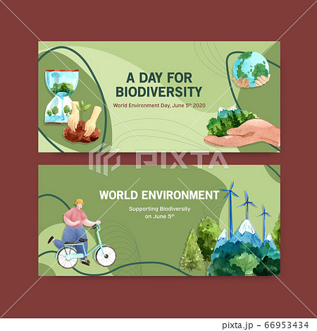 Billboard template design for World Environment Billboard template design for World Environment 66953434