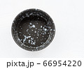 black ceramic bowl isolated on white background 66954220