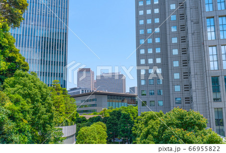 日本の東京都市景観 山王パークタワーなどを望む(右) 日本の東京都市景観 山王パークタワーなどを望む(右) 66955822