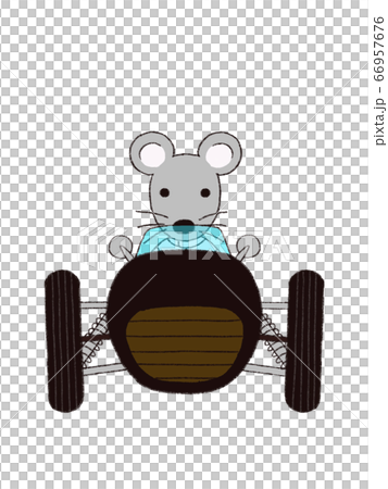 Mouse & Racing Car Black 66957676