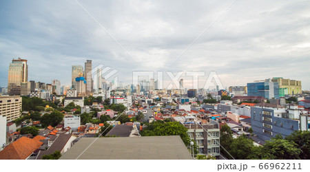 Panorama of the city of Jakarta - the capital of Indonesia. Panorama of the city of Jakarta - the capital of Indonesia. 66962211