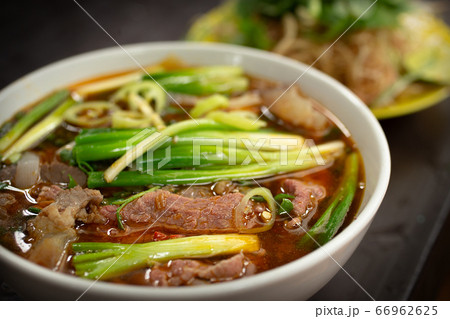 Vietnamese beef soup Pho Bo Vietnamese beef soup Pho Bo 66962625