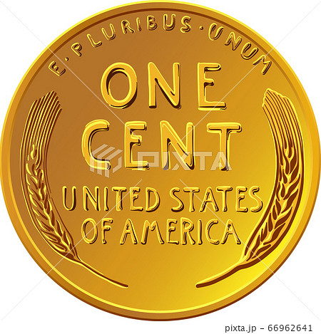 Gold coin Lincoln Wheat one cent, penny 66962641