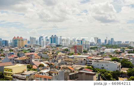 Panorama of the city of Jakarta - the capital of Indonesia. Panorama of the city of Jakarta - the capital of Indonesia. 66964211