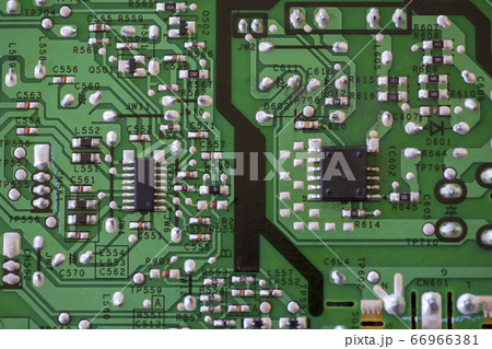 Close-up of electronic components 66966381