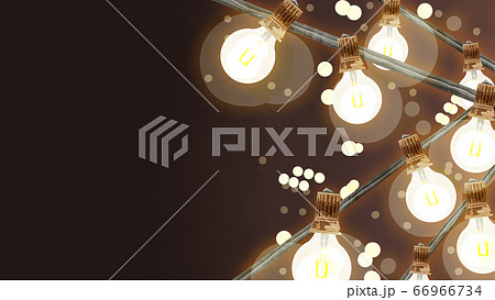 ライトアップイルミネーションイラストのイラスト素材