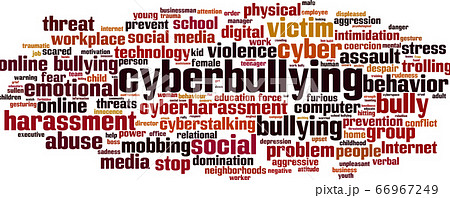 Cyberbullying word cloud 66967249