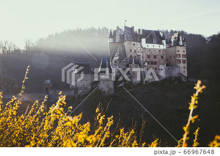 Eltz Castle at sunrise, Rheinland-Pfalz, Germany 66967648