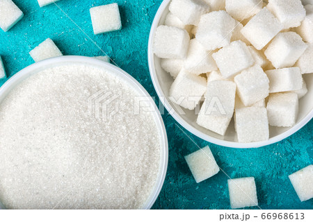Sugar on blue 66968613