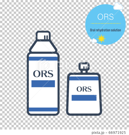 Illustration of oral rehydration solution 66971925