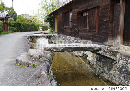 萩市旧湯川家屋敷浦と藍場川の景色 萩市旧湯川家屋敷浦と藍場川の景色 66972006