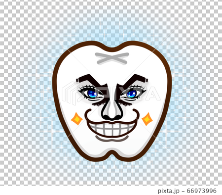 綺麗な歯_bg有り 66973996