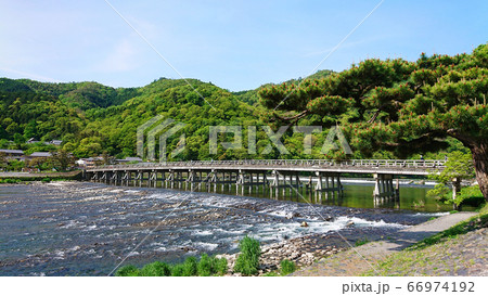 渡月橋　京都嵐山 66974192