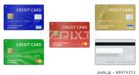 色々なクレジットカードのイラスト 66974353