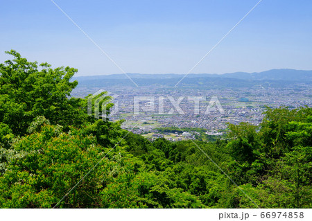 奈良・高円山ドライブエウエー奈良盆地の眺望-6 66974858