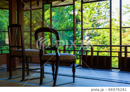 山形酒田の初夏 新緑の本間美術館 清遠閣 山形酒田の初夏 新緑の本間美術館 清遠閣 66976281