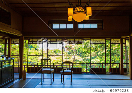 山形酒田の初夏 新緑の本間美術館 清遠閣 山形酒田の初夏 新緑の本間美術館 清遠閣 66976288