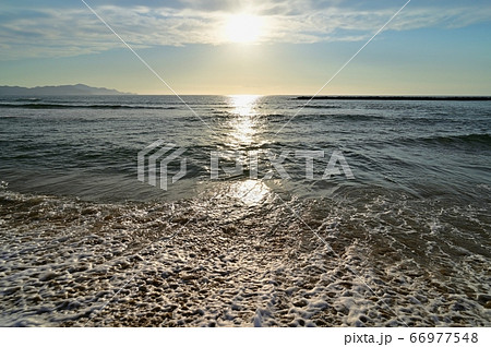 夕日が浦の夕焼け 66977548