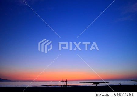 夕日が浦の夕焼け 夕日が浦の夕焼け 66977563