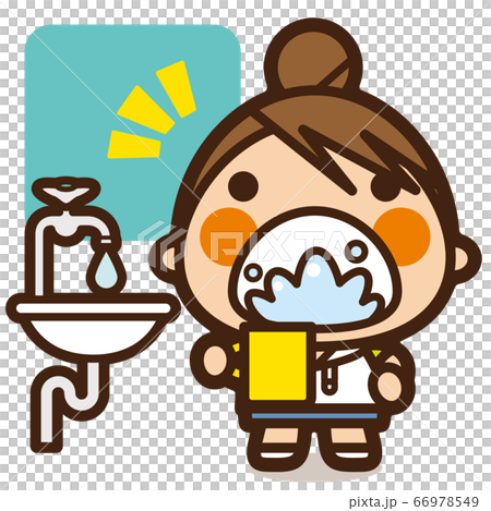 がっこうKids　ウイルスなんかに負けない！しっかりうがい女子 66978549