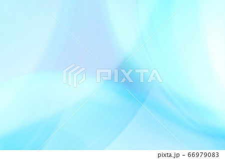 青色系の抽象的背景素材　ゆるやかなライン 66979083