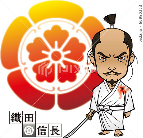 織田信長の最期【2頭身・家紋】 66980353