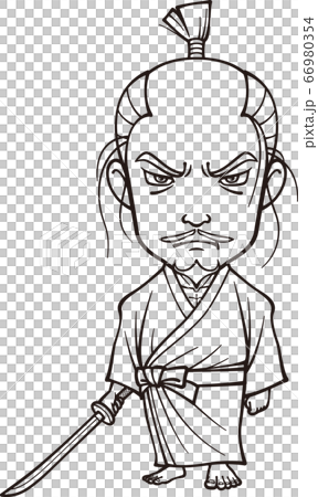 Oda Nobunaga's End [2 heads, black and white] 66980354