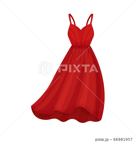 red straps for dress