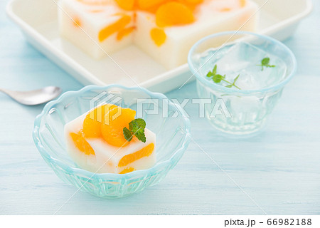 みかん缶の牛乳寒天 66982188